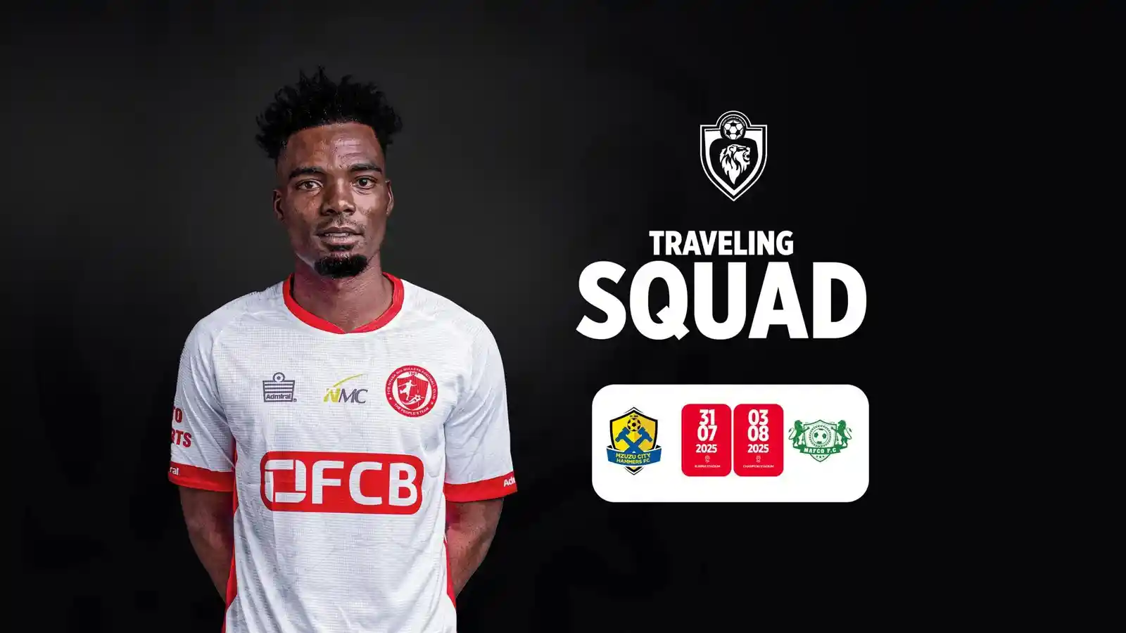 23-man squad named for back-to-back away fixtures