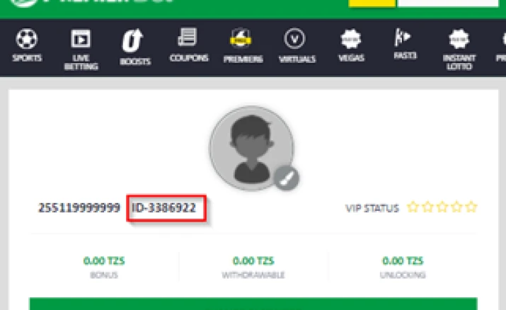 How to Find Your Premier Bet Account ID-Betting Malawi