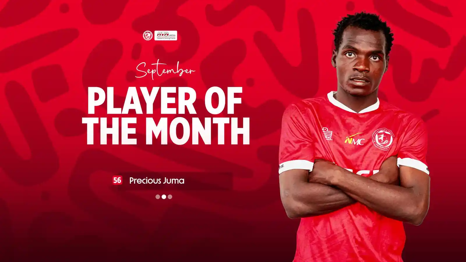 Juma claims Reserves September HTD Player of the Month