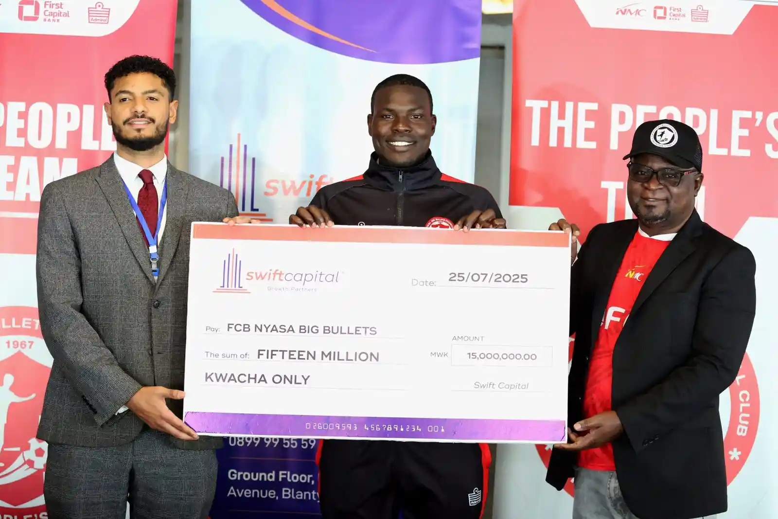 Swift fulfils K15m pledge to Airtel Top 8 Champions